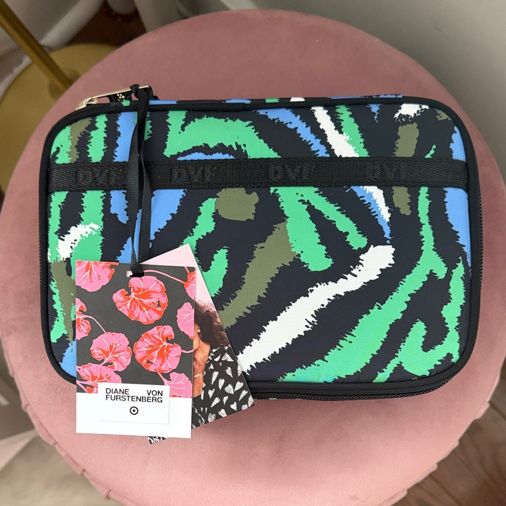 Diane Von Furstenberg for Target Zebra Print Jewelry Storage Bag